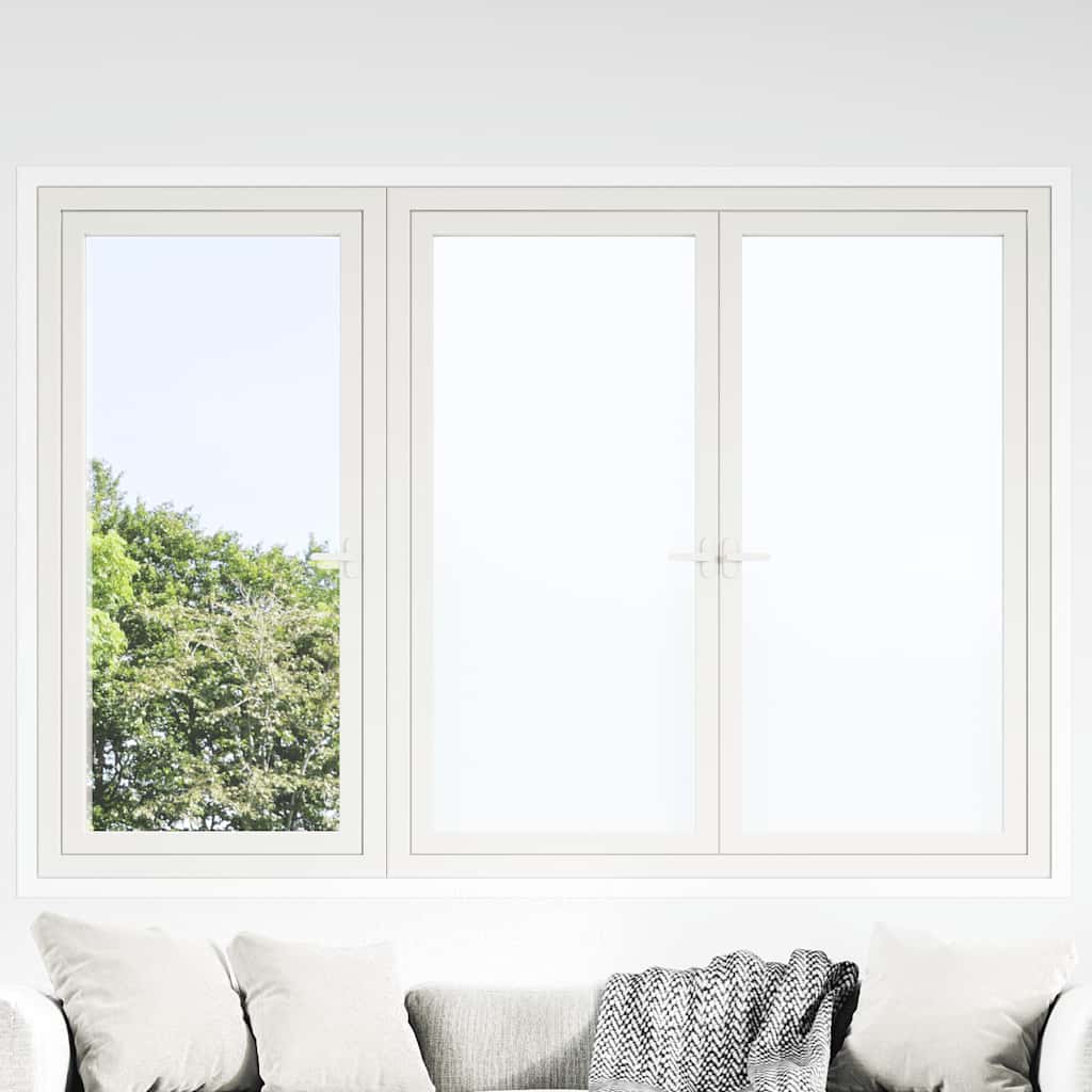 Window Films 5 pcs Static Frosted White PVC